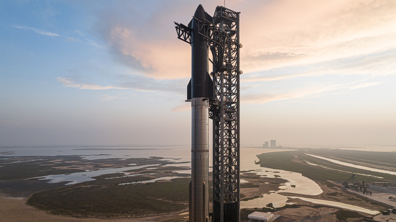 SpaceX starship launch pad