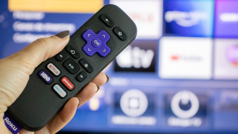 roku remote pointed at tv