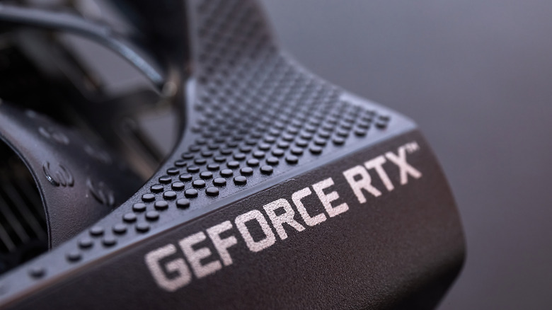 GeForce RTX video graphics card
