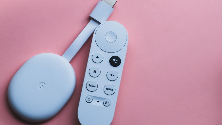 Chromecast with Google TV remote control